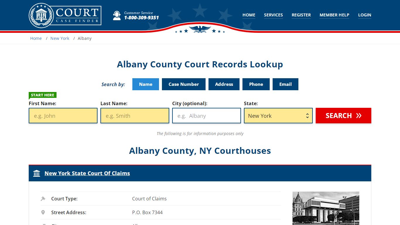 Albany County Court Records | NY Case Lookup